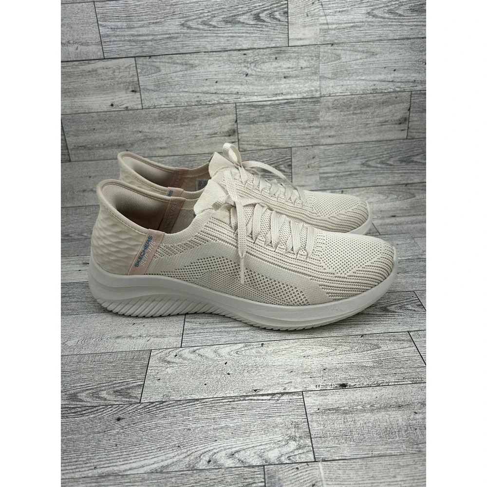 Skechers Slip-ins Ultra Flex 3.0 S Natural Beige‎ Shoes 149710 Women Size 8